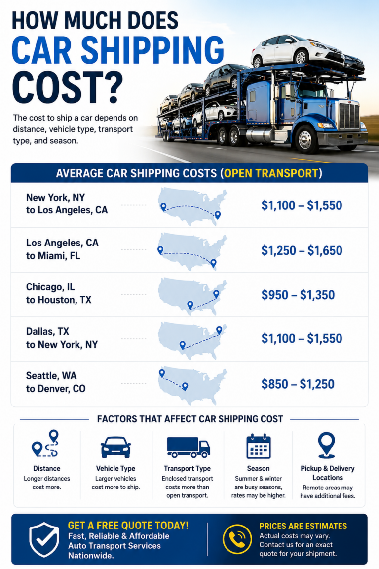 How Much Does Car Shipping Cost?